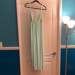 Elegant Mint Green Lace Chemise